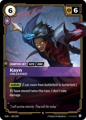 Kayn, Unleashed, Origins