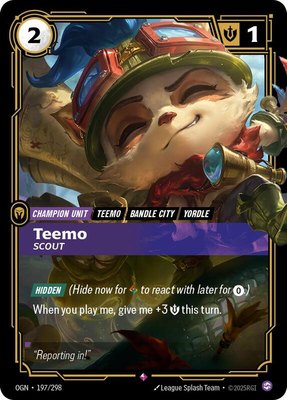 Teemo, Scout, Origins