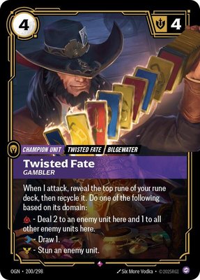 Twisted Fate, Gambler, Origins