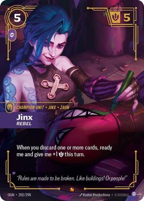 Jinx, Rebel, Origins