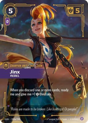 Jinx, Rebel (Alternate Art), Origins