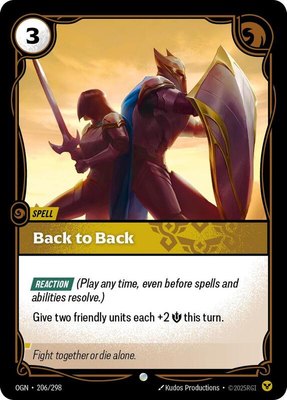 Back to Back, Origins
