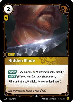 Hidden Blade, Origins