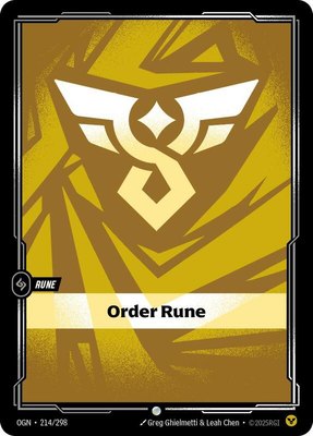 Order Rune, Origins