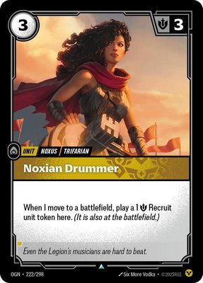 Noxian Drummer, Origins