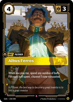 Albus Ferros, Origins