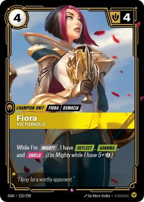 Fiora, Victorious, Origins