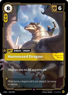Harnessed Dragon, Origins
