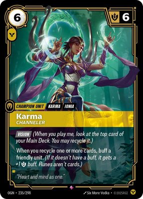 Karma, Channeler, Origins
