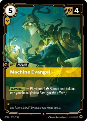Machine Evangel, Origins