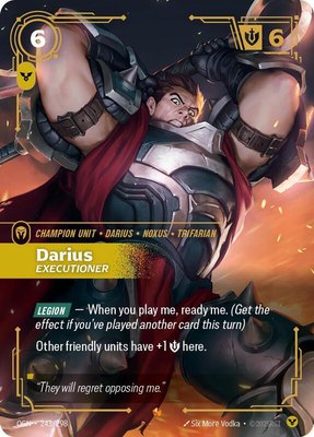 Darius, Executioner, Origins