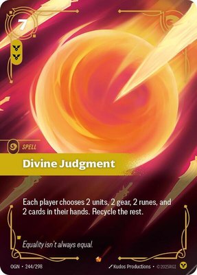 Divine Judgment, Origins