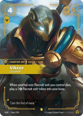 Viktor, Leader (Alternate Art), Origins