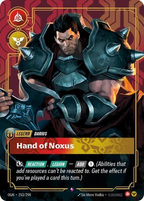 Darius, Hand of Noxus, Origins