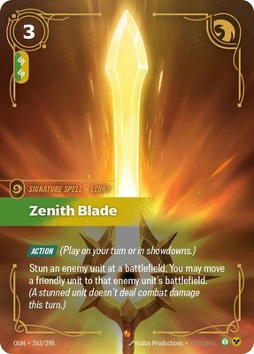 Zenith Blade, Origins