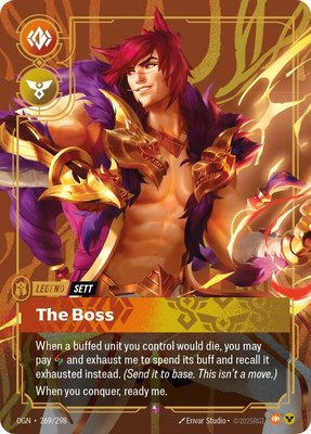 Sett, The Boss, Origins