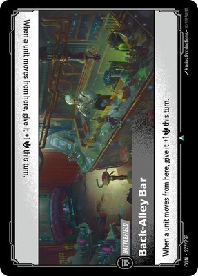 Back-Alley Bar, Origins