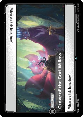 Grove of the God-Willow, Origins