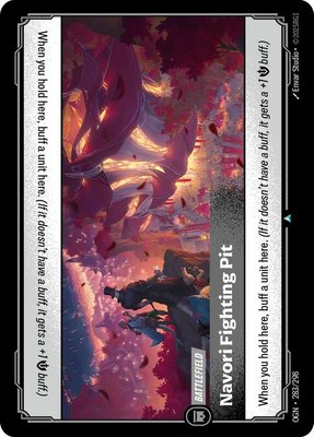 Navori Fighting Pit, Origins
