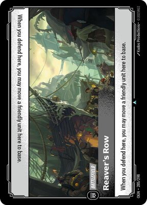 Reaver's Row, Origins