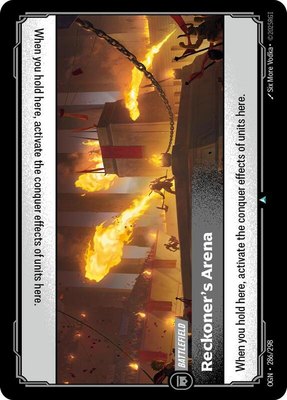 Reckoner's Arena, Origins