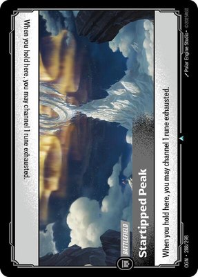 Startipped Peak, Origins