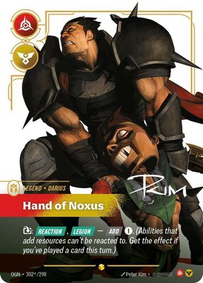 Darius, Hand of Noxus (Signature), Origins