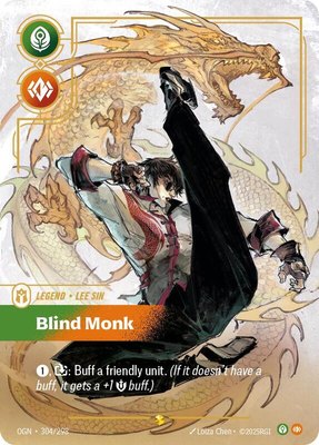 Lee Sin, Blind Monk (Overnumbered), Origins