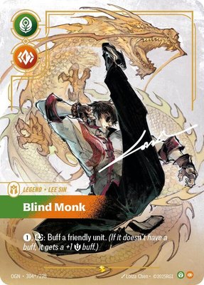 Lee Sin, Blind Monk (Signature), Origins