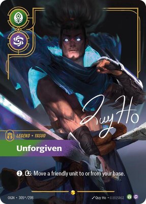 Yasuo, Unforgiven (Signature), Origins