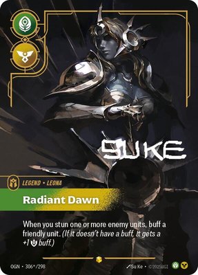 Leona, Radiant Dawn (Signature), Origins