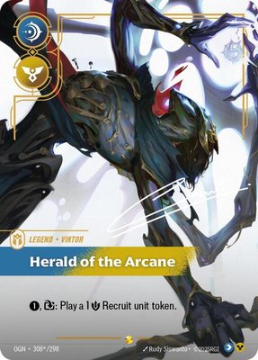 Viktor, Herald of the Arcane (Signature), Origins
