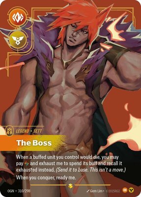 Sett, The Boss (Overnumbered), Origins