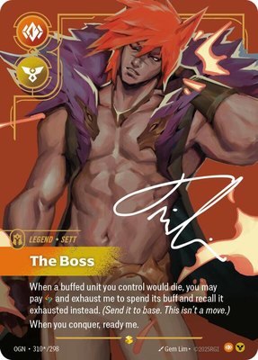 Sett, The Boss (Signature), Origins