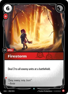 Firestorm, Proving Grounds