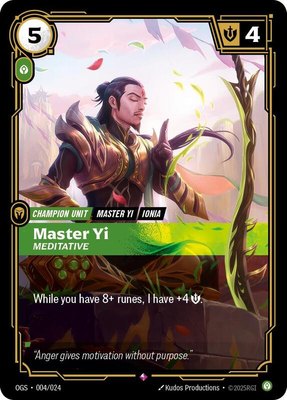 Master Yi, Meditative, Proving Grounds