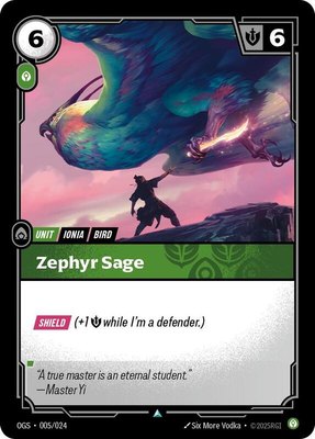 Zephyr Sage, Proving Grounds