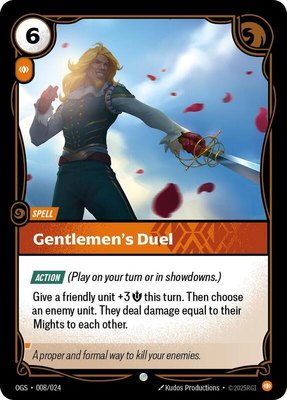 Gentlemen's Duel, Proving Grounds