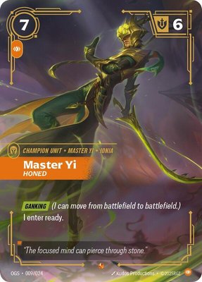 Master Yi, Honed, Proving Grounds