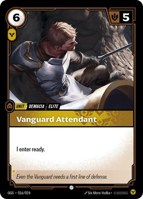 Vanguard Attendant, Proving Grounds