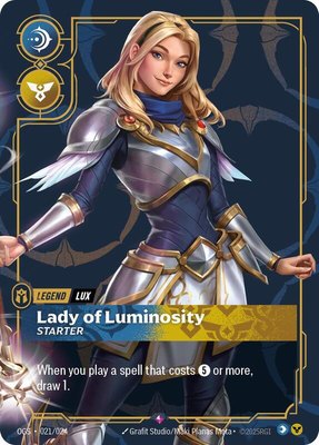 Lux, Lady of Luminosity (Starter), Proving Grounds