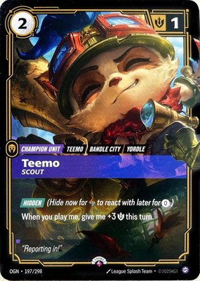 Teemo, Scout, Riftbound Promotional Cards