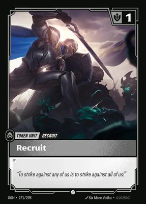 Recruit (271) // Buff, Origins