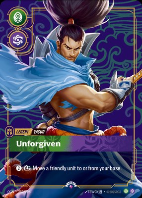 Yasuo, Unforgiven, Riftbound Organized Play Promotional Cards