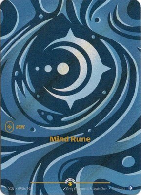 Mind Rune, Riftbound Organized Play Promotional Cards