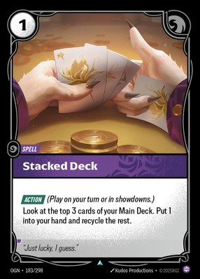 Stacked Deck, Riftbound Organized Play Promotional Cards