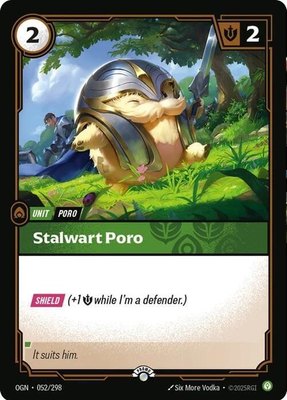 Stalwart Poro, Riftbound Organized Play Promotional Cards