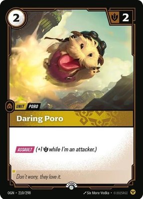 Daring Poro, Riftbound Organized Play Promotional Cards