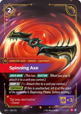 Spinning Axe, Spiritforged