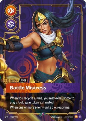 Sivir, Battle Mistress, Spiritforged